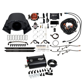 FiTech Ultimate Rebel LS 750HP Cathedral Intake Force Fuel Master Kit w/o Trans Control 75290