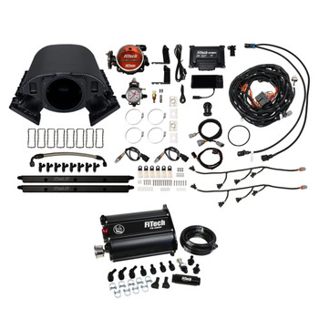 FiTech Ultimate Rebel LS 750HP Cathedral Intake Force Fuel Master Kit w/ Trans Control 75291