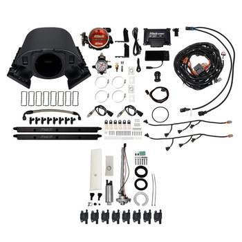 FiTech Ultimate Rebel LS 750HP Cathedral Intake w/ Fuel Pump, Regulator, LS3 Coil 8 Pack Set 78790
