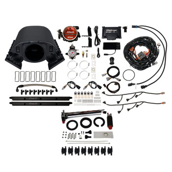 FiTech Ultimate Rebel LS 750HP Cathedral Intake, Fuel Pump, Regulator, Trans Control, LS3 Coil 8 Pack w/ LED Set 79691