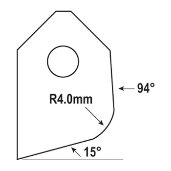 Goodson  Valve Seat Cutter Blade FT-5121A-HP