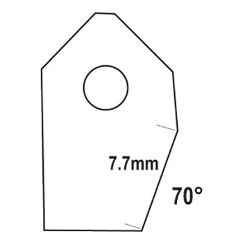 Goodson Single Angle Valve Seat Cutter Blade FT-70