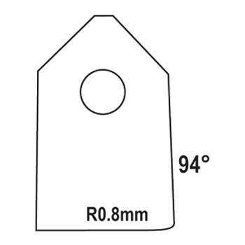Goodson Single Angle Valve Seat Cutter Blade FT-90