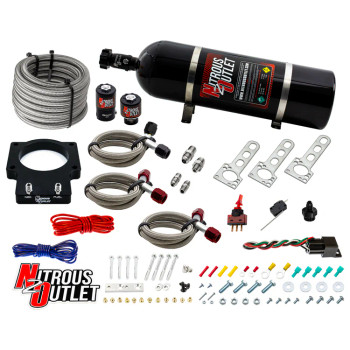 Nitrous Outlet GM LSX 92mm Plate System w/15lb Bottle 00-10113-15