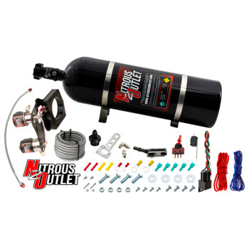 Nitrous Outlet GM LT1 5.3L L83 Truck Plate System w/15lb Bottle 00-10177-15