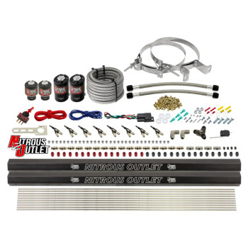 Nitrous Outlet LS/LT Direct Port Wet System E85 w/Dual Rails 00-10475-E85-L-R-00