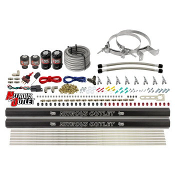 Nitrous Outlet LS/LT Direct Port Wet System Alcohol w/Dual Rails 00-10474-ALC-L-R-SBT-00