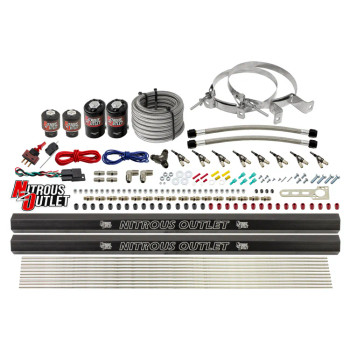 Nitrous Outlet LS/LT Direct Port Wet System Alcohol w/Dual Rails 00-10474-ALC-H-R-00