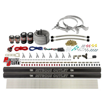 Nitrous Outlet LS/LT Direct Port Wet System SBT Gas w/Dual Rails 00-10475-H-R-SBT-00