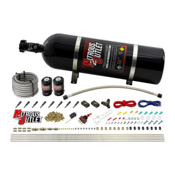 Nitrous Outlet LS/LT Direct Port Dry System .122 Nitrous w/15lb Bottle 00-10432-H-15