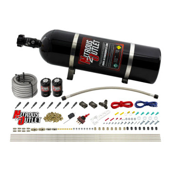 Nitrous Outlet LS/LT Direct Port Dry System .112 Nitrous w/15lb Bottle 00-10432-L-15