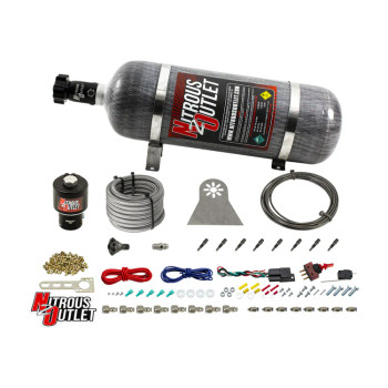 Nitrous Outlet LS/LT Direct Port Dry System .178 Nitrous w/SBT Nozzles /Showerhead Distribution/12lb Bottle 00-10481-T-SBT-Dry-12