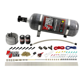 Nitrous Outlet LS/LT Direct Port Dry System .112 Nitrous w/SBT Nozzles/12lb Bottle 00-10432-L-SBT-12