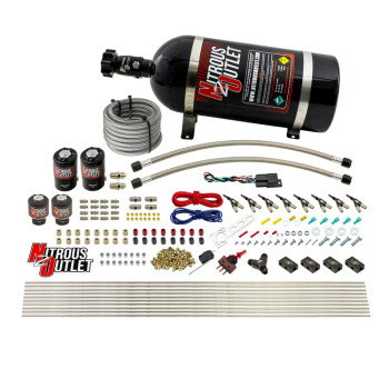 Nitrous Outlet LS/LT Direct Port Wet System 45-55 PSI .122 Nitrous /.177 Fuel w/10lb Bottle 00-10434-H-10
