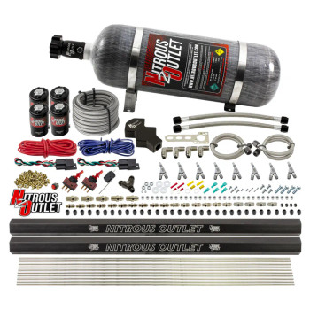 Nitrous Outlet LS/LT Dual Stage Direct Port Dry System .112 Nitrous w/SBT Nozzles /Dual Rails /12lb Bottle 00-10471-L-R-SBT-DS-12 Nitrous Outlet LS/LT Dual Stage Direct Port Dry System .112 Nitrous w/SBT Nozzles /Dual Rails /12lb Bottle 00-10471-L-R-SBT-DS-12