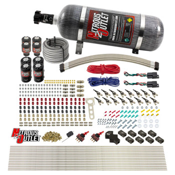 Nitrous Outlet LS/LT Dual Stage Direct Port Wet System .112 Nitrous /.177 Fuel w/12lb Bottle 00-10434-H-DS-12 Nitrous Outlet LS/LT Dual Stage Direct Port Wet System .112 Nitrous /.177 Fuel w/12lb Bottle 00-10434-H-DS-12