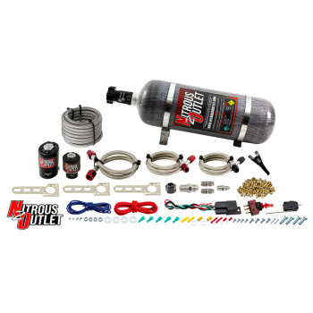 Nitrous Outlet GM LS EFI Single Nozzle System w/12lb Bottle 00-10000-12