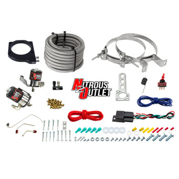 Nitrous Outlet LS1 MSD Atomic Airforce Intake Hard-Lined Plate System 00-10129-MSD-LS1-00