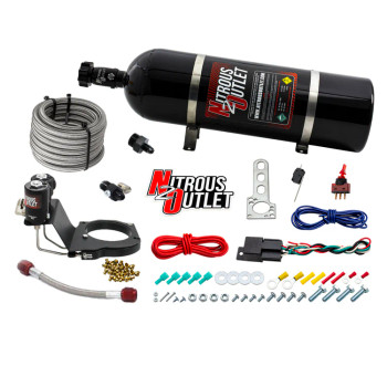 Nitrous Outlet GM 03-13 Fast 102mm Truck Plate System w/15lb Bottle 00-10181-AFR-15