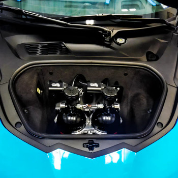 Nitrous Outlet C8 Corvette Bottle Bracket Mount Front Cargo Area 00-33012