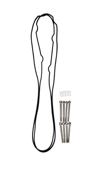 LSXceleration LS Tall Black Valve Covers w/ Etched Logo 15-9302