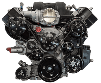 Wegner GM LS N/A Accessory Drive Kit WAK033 - AC / ALT / PS / WP (WAK033)