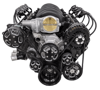 Wegner GM LS N/A Accessory Drive Kit WAK033 - AC / ALT / PS / WP (WAK033)