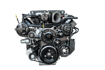 Wegner GM LS Corvette Offset Accessory Drive Kit for Edelbrock 2.3L WAK042-C - ALT / WP (WAK042-C)