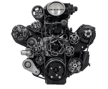 Wegner GM LS Accessory Drive Kit for Whipple 4.5L Front Feed Camaro Offset WAK070 - AC/ ALT / WP / PS (WAK070)
