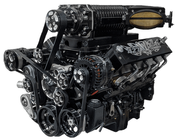 Wegner GM LS Accessory Drive Kit for Whipple 4.5L Rear Feed Camaro Offset WAK071 - AC/ ALT / WP / PS 