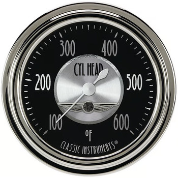 Classic Instruments All American Tradition 2 5/8" Cylinder Head Temp. Gauge AT397SLC