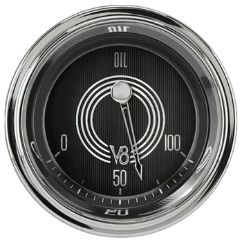 Classic Instruments V8 Speedster 2 1/8" Oil Pressure Gauge V8SR81SHC