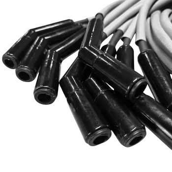 LSXceleration 48" 45-Degree Cut-to-Fit Gray Spark Plug Wire Kit  - Ceramic Boot - LS