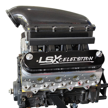 LSXceleration LS Tall Billet Valve Covers w/ Filled Logo 15-9204
