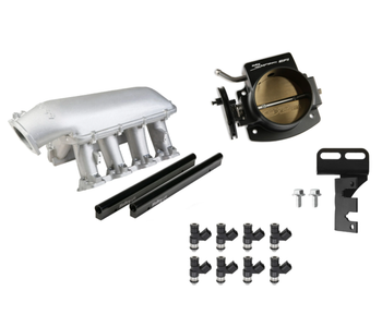 Holley EFI LS3 Hi-Ram Natural Kit - 92mm Throttle Body, 100 lb/hr Injectors (300-116-100K)