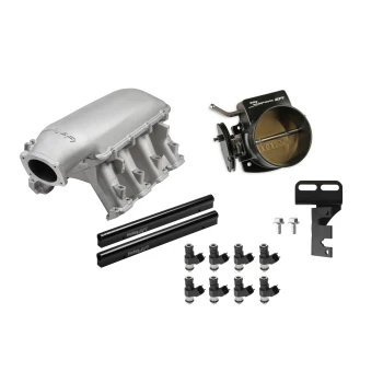 Holley EFI Gen V LT Hi-Ram Natural Kit - 102mm Throttle Body, 42 lb/hr Injectors (300-140-42K)