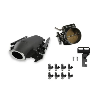 Holley EFI LS3 Lo-Ram Black Kit - 102mm Throttle Body, 120 lb/hr Injectors (300-679BK-120K)