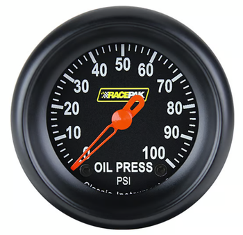 Classic Instruments Racepak 2-1/8" Oil Pressure Gauge Black 250-CI-181BB (250-CI-181BB)