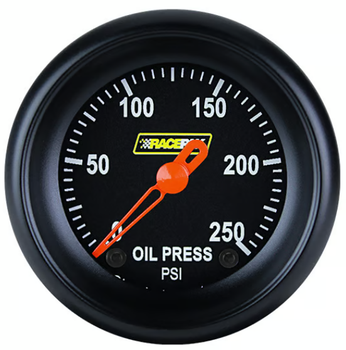 Classic Instruments Racepak 2-1/8" Oil Pressure Gauge Black 250-CI-182BB (250-CI-182BB)