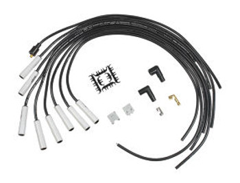 GM LS/LT Cut to Fit Spark Plug Wire Set - Black, Ceramic Boot