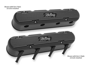 Holley LS 2-Piece Vintage Series Valve Covers 241-172