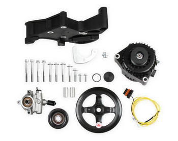 Holley LS Alternator & Power Steering Pump Accessory Drive Kit 20-143BK