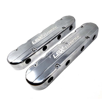 LSXceleration LS 2-Piece Valve Covers with Machined Logo 15-9184
