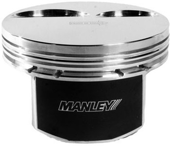 Manley Platinum Series LS 4.080 Bore 3.622 Stroke -4cc Flat Top Piston Kit 592580C-8