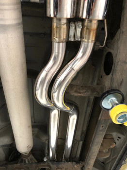 Speed Engineering 44" Stainless Connection U-Bend Exhaust Pipes 3" Diameter 25-1004