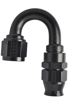 Fragola Real Street -6 AN 180 Degree P.T.F.E Hose Fitting 681806-BL