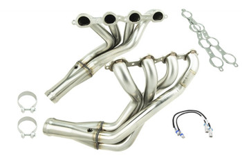 Kooks 2006-13 Chevy Corvette C6 1-7/8" Long Tube Headers w/ (OEM) GREEN Catted Connection Kit 2161H431