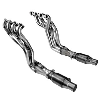 Kooks 2014-15 Chevy Camaro Z28 1-7/8" Long Tube Headers w/ GREEN OEM Catted Connection Pipes 2251H430