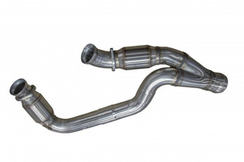 Kooks 2019-24 GMC/Chevy Trucks 6.2L 1-7/8" Long Tube Headers w/ (OEM) outlet GREEN Catted Y-Pipe 2863H430