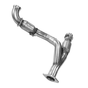 Kooks 2006-09 Chevy Trailblazer SS 6.0L 1-7/8" Long Tube Headers w/ GREEN (OEM) Catted Y-Pipe 2720H430